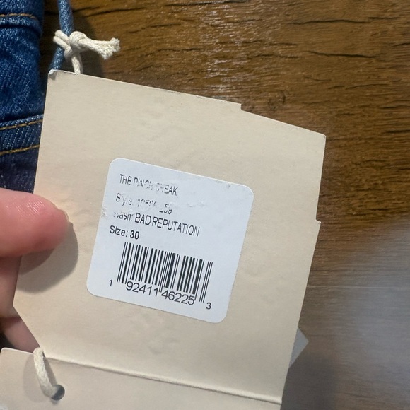 Mother The Pinch Sneak Super High Waist Wide Leg Jeans - Picture 5 of 12